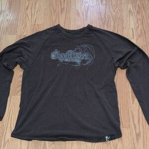 Black Long Sleeve Graphic Tee
